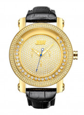 Men's Hendrix 0.20 Ctw Diamond 18K Gold-Plated Stainless-Steel Watch Jb-6211L-A