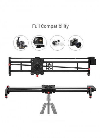 Motorized Camera Slider 120cm Black