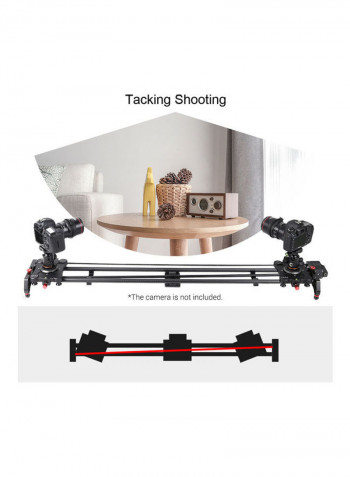 Motorized Camera Slider 120cm Black