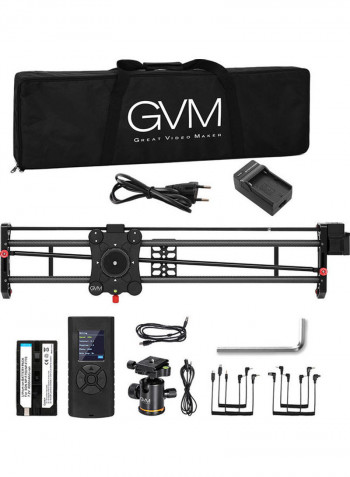 Motorized Camera Slider 120cm Black
