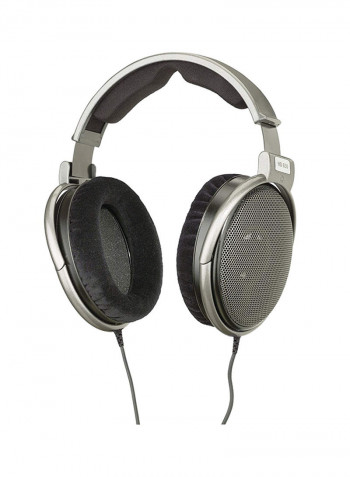 Professional Over-Ear Headphones Silver