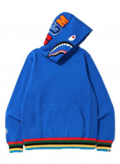 Shark Line Rib Pullover Hoodie Blue reviews Shark Line Rib Pullover Hoodie Blue