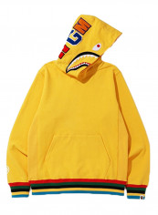 Shark Line Rib Pullover Hoodie Yellow reviews Shark Line Rib Pullover Hoodie Yellow
