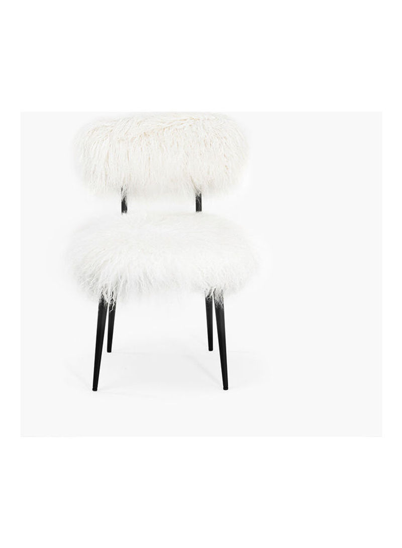 Taylor Accent Chair White/Black 54x60x78cm