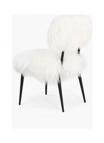 Taylor Accent Chair White/Black 54x60x78cm