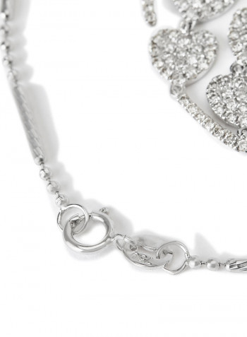 18 Karat White Gold Diamond Pendant
