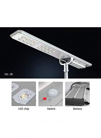 Atlas Series Solar Street Light White