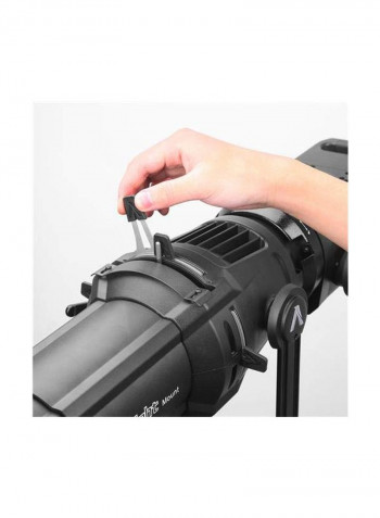 Spot Light With Mount Black