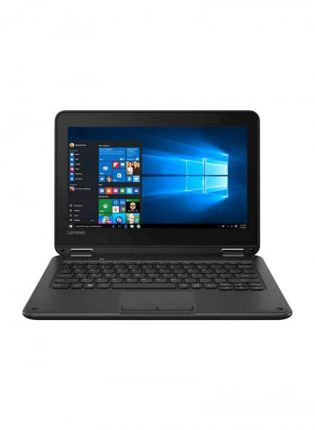 300e Convertible 2-In-1 Laptop With 11.6-Inch Display, Celeron Processor/4GB RAM/64GB eMMC Flash Drive/Intel HD Graphics 500 Black