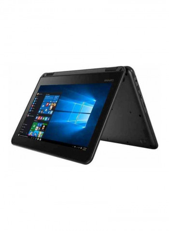 300e Convertible 2-In-1 Laptop With 11.6-Inch Display, Celeron Processor/4GB RAM/64GB eMMC Flash Drive/Intel HD Graphics 500 Black