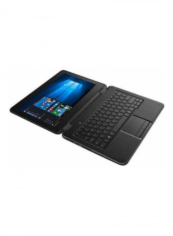 300e Convertible 2-In-1 Laptop With 11.6-Inch Display, Celeron Processor/4GB RAM/64GB eMMC Flash Drive/Intel HD Graphics 500 Black