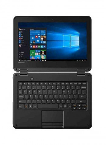 300e Convertible 2-In-1 Laptop With 11.6-Inch Display, Celeron Processor/4GB RAM/64GB eMMC Flash Drive/Intel HD Graphics 500 Black