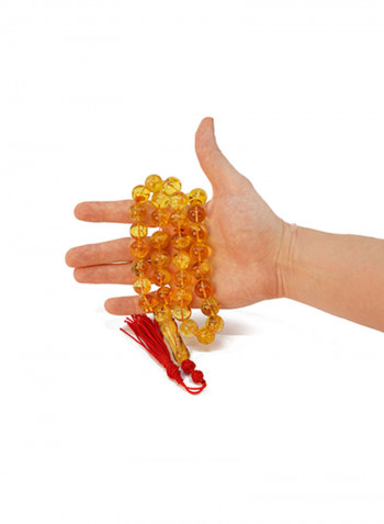 Light Yellow Natural Amber Worry Beads Sebha