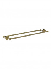 Dottingham Collection  Back Shower Door Towel Bar Clear/Black 30inch