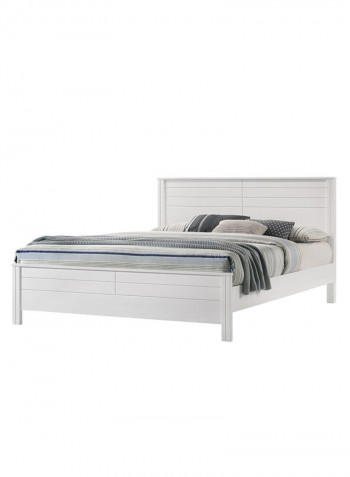 Elfrida King Bed White 200x181x106.8cm