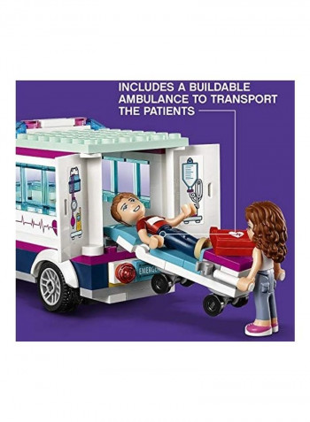 871-Piece Friends Heartlake Hospital Building Toy