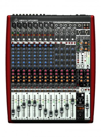 Premium 16-Input 4-Bus Mixer With Multi-FX Processor UFX1604 Grey/Red/Blue