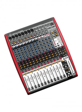 Premium 16-Input 4-Bus Mixer With Multi-FX Processor UFX1604 Grey/Red/Blue