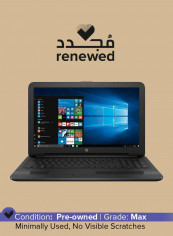 Renewed - Notebook 15-BS015DX Laptop With 15.6-inch Touchscreen Display, Intel Core i5 Processor/7th GEN/8GB RAM/1TB HDD/Integrated Graphics Black