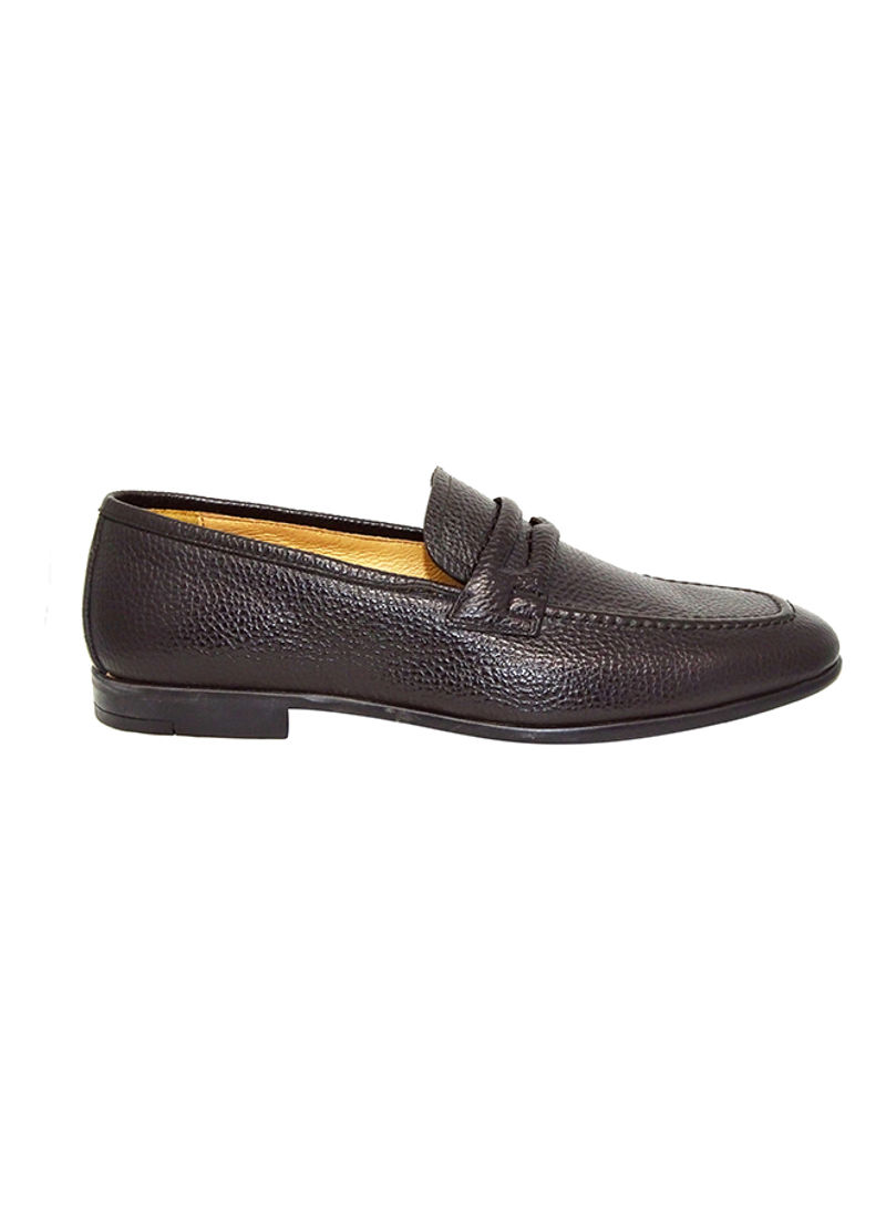 Men's Textured Slip-On Shoes Brown