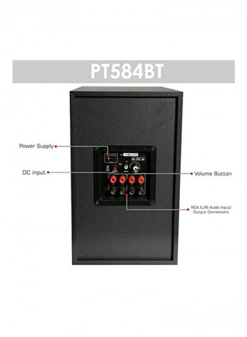 5.1-Channel Surround Home Theater System PT584BT Black