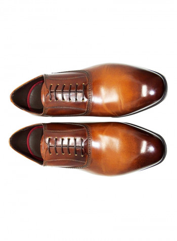Men's Lace-Up Formal Oxfords Brown