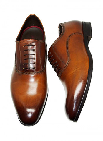 Men's Lace-Up Formal Oxfords Brown