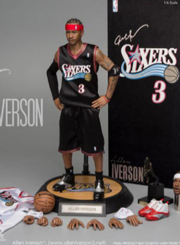 Allen Iverson Upgraded Re-Edition Action Figure 12inch