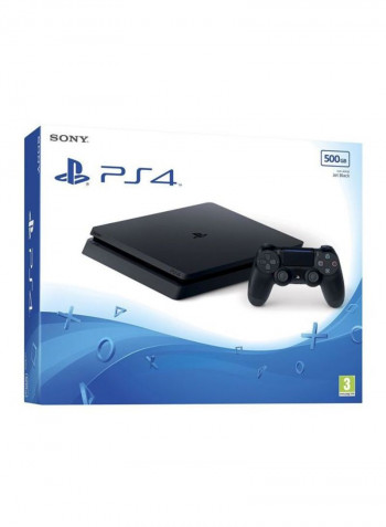 PlayStation 4 Slim 500GB Console With 3 Games ( Call Of Duty WWII, W2K18, FIFA 18)