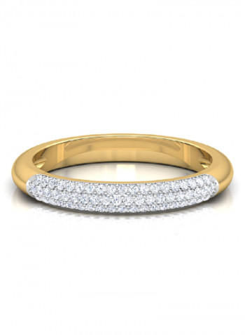 18K Gold Exquisite Design Infinity Cluster Diamond Ring