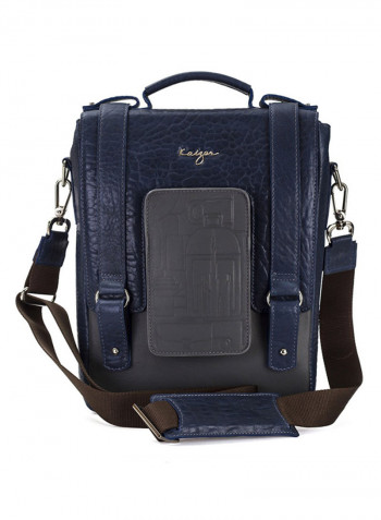 Insignia Crossbody Bag Blue/Grey