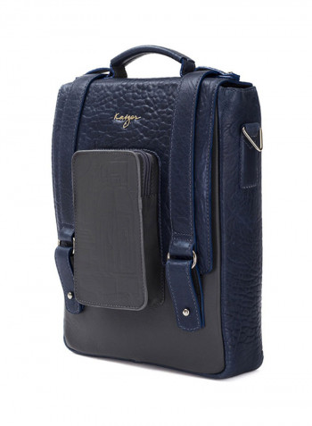 Insignia Crossbody Bag Blue/Grey