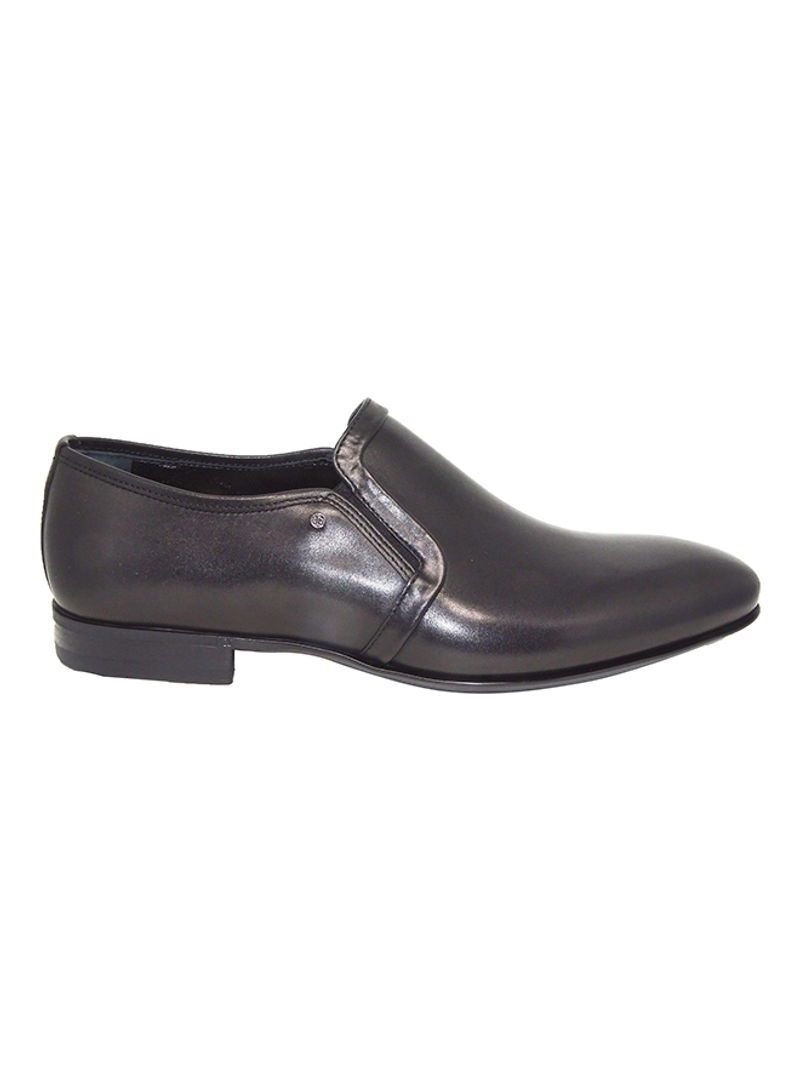 Men's Pointed Toe Slip-On Shoes Black