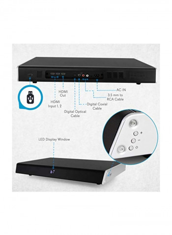 Soundbase Speaker system Digital Home Theater PSBV830HDBT Black/White