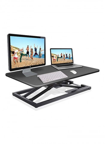 Adjustable Laptop And Computer Standing Desk Black