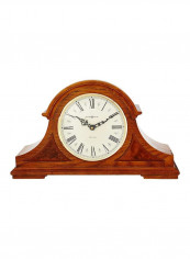 Burton Mantel Clock Brown/White/Black 25centimeter