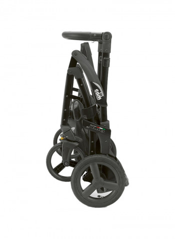 Dinamico Up Stroller Travel System - Grey/Black