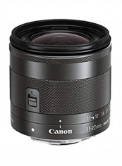 EF-M 11-22mm f/4-5.6 IS STM Lens For Canon Black