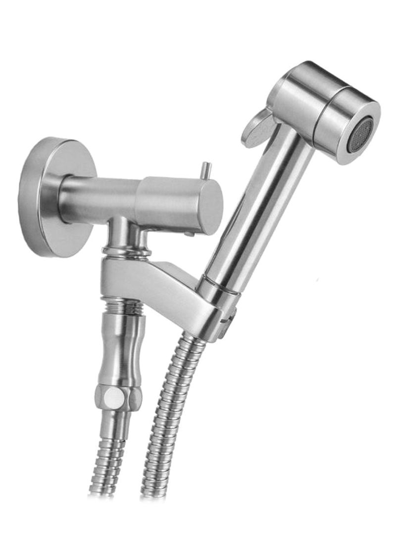 Paloma Bidet Hand Shower Kit With On And Off Valve Silver
