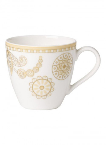 12-Piece Anmut Samarah Espresso Cup And Saucer Set White/Gold