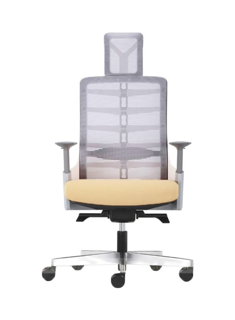 Office Desk Chair Black/Grey/Silver 65x55x130centimeter