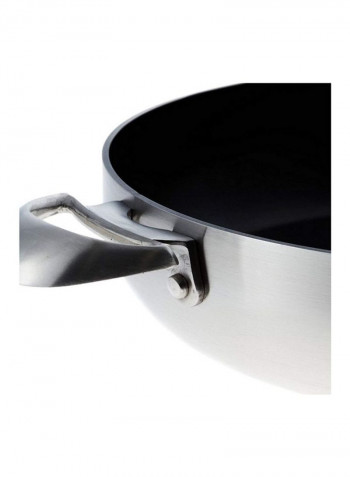 Covered Chef's Pan Silver 12.75inch