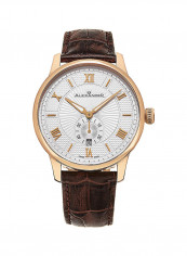 Men's Statesman Regalia Leather Analog Wrist Watch A102-05