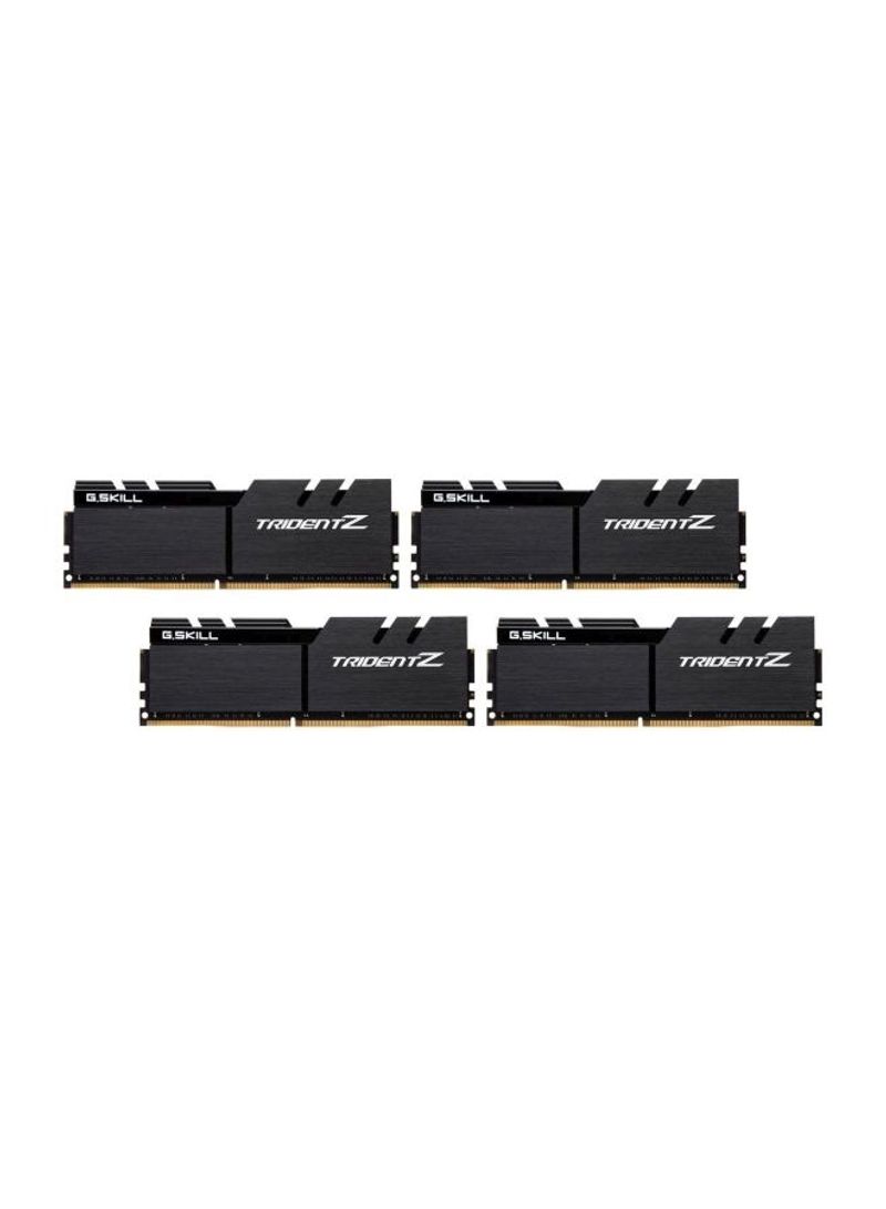 4-Piece TridentZ DDR4 RAM 32GB Black/Gold