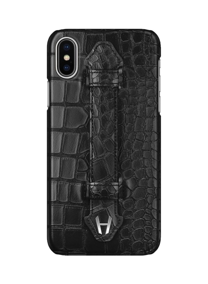 Protective Case Cover For Apple iPhone XS Max Black/Silver