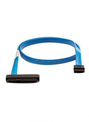 Mini SAS LTO Drive Cable Kit Black/Blue/Silver