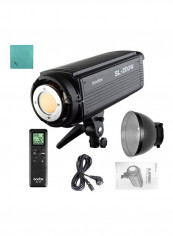 SL-200 LED Video Light With Bowens Mount And Remote Control Black