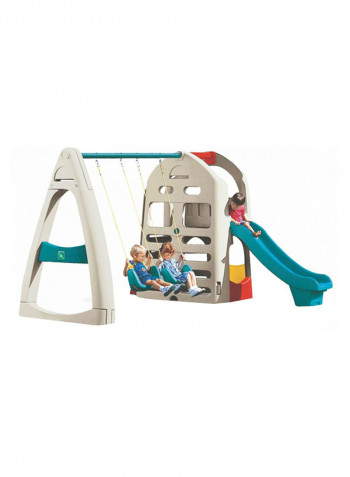 Slide And Two Swings Set 16306