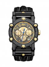 Men's Phantom 1.96 Ctw Diamond And Chronograph Watch Jb-6215-10B