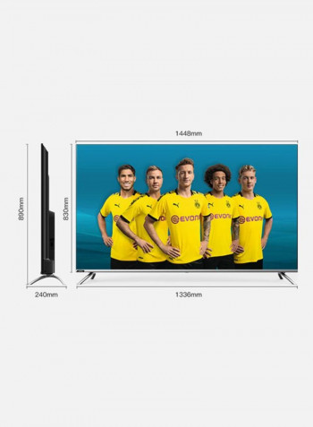 65-Inch Ultra HD Smart LED TV U65H7 Silver